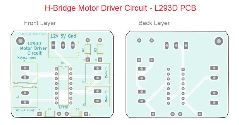 h bridge motor driver circuit diagram