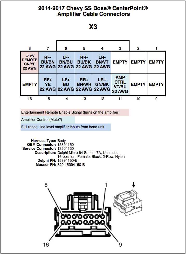 2016 chevy malibu factory amp wiring diagram