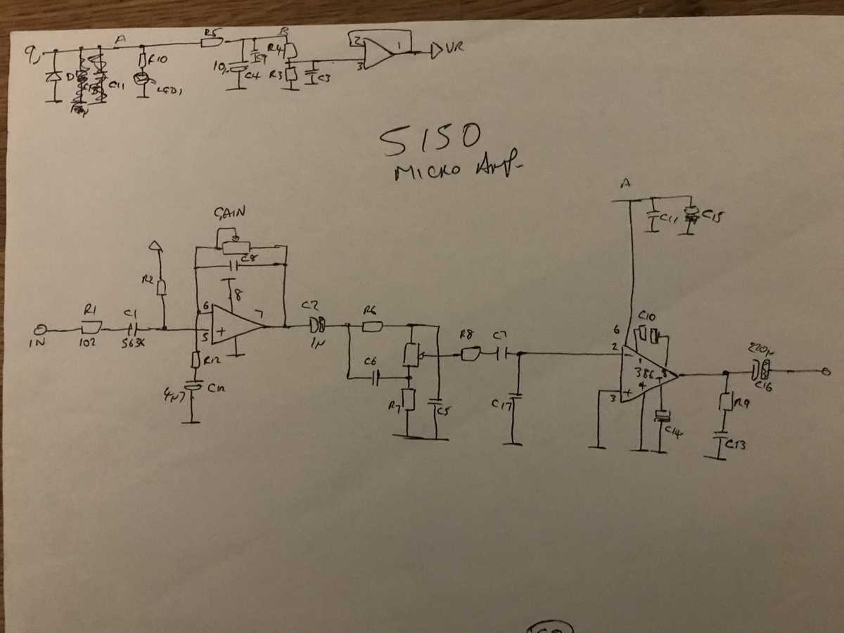 peavey 5150 schematic diagram