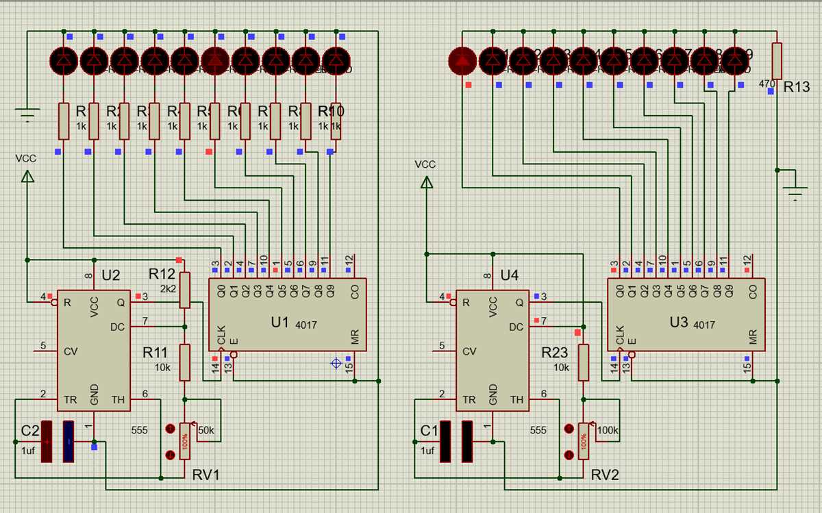 4017 circuit diagram