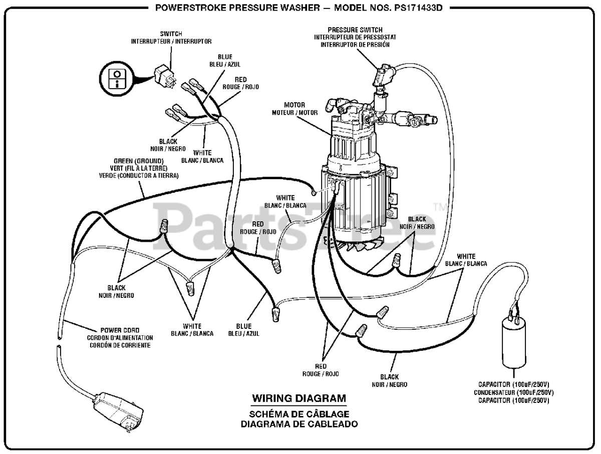 electric pressure washer wiring diagram