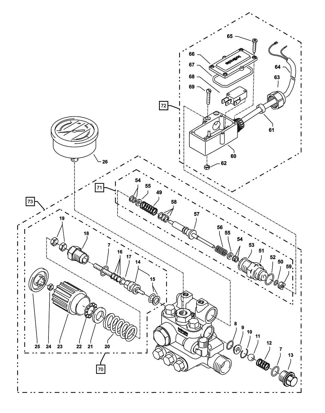 pressure washer schematic diagram