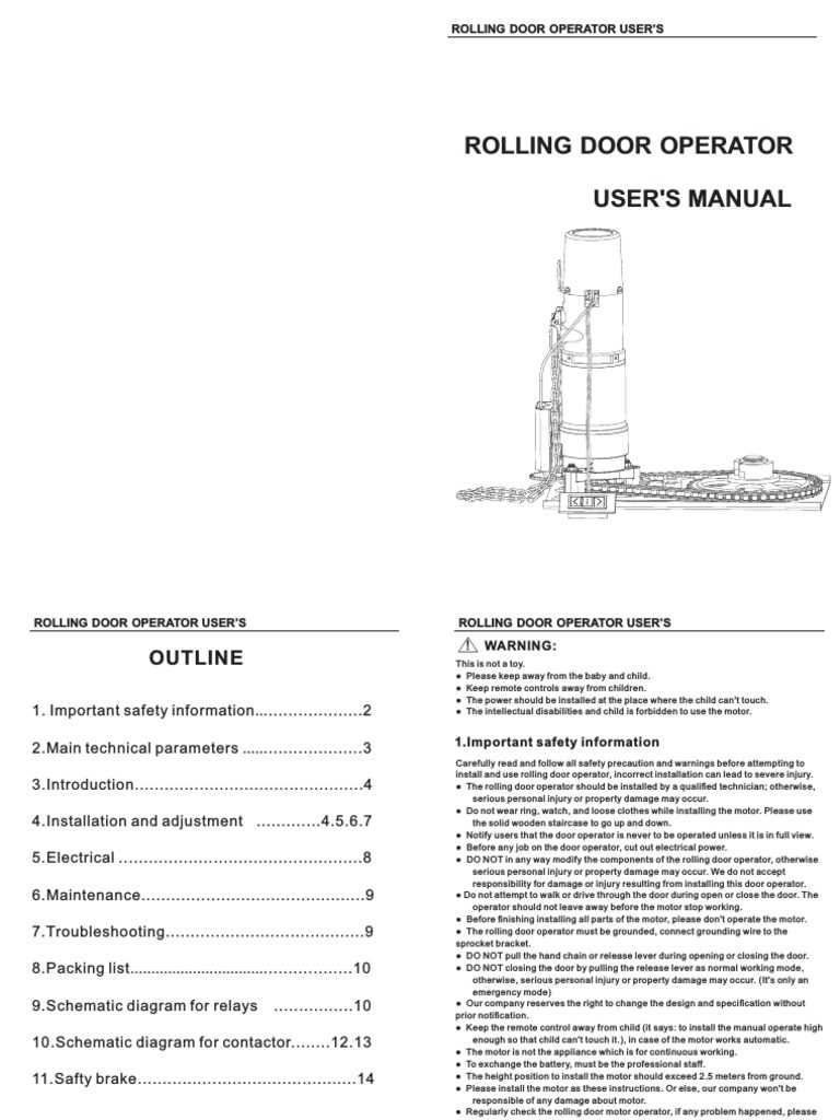 efaflex roller shutter door electrical wiring diagram
