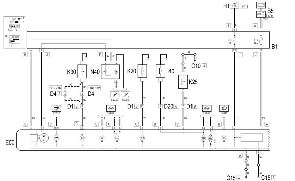 instrument panel wiring diagram