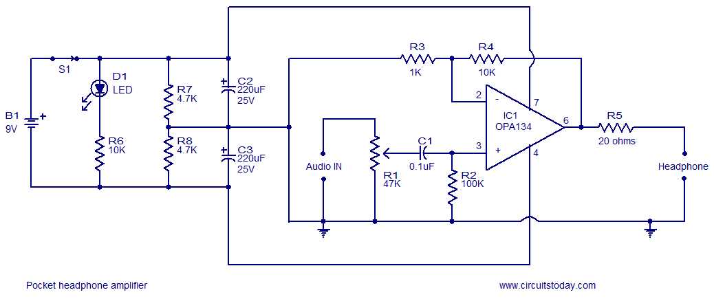 headphone jack schematic diagram