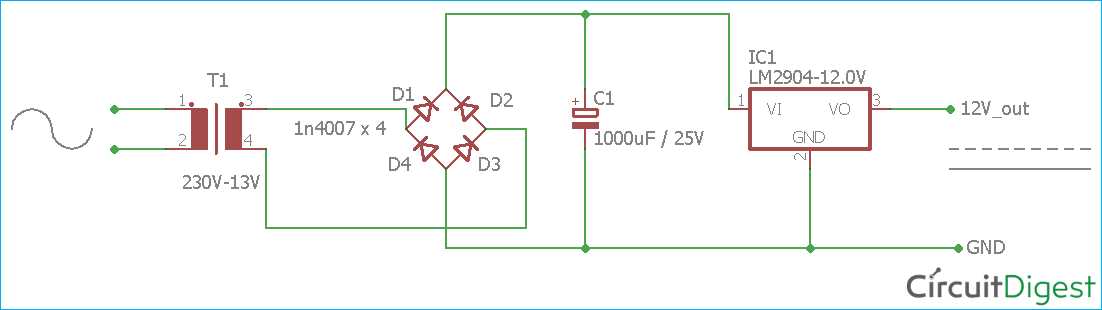 dc to ac converter circuit diagram