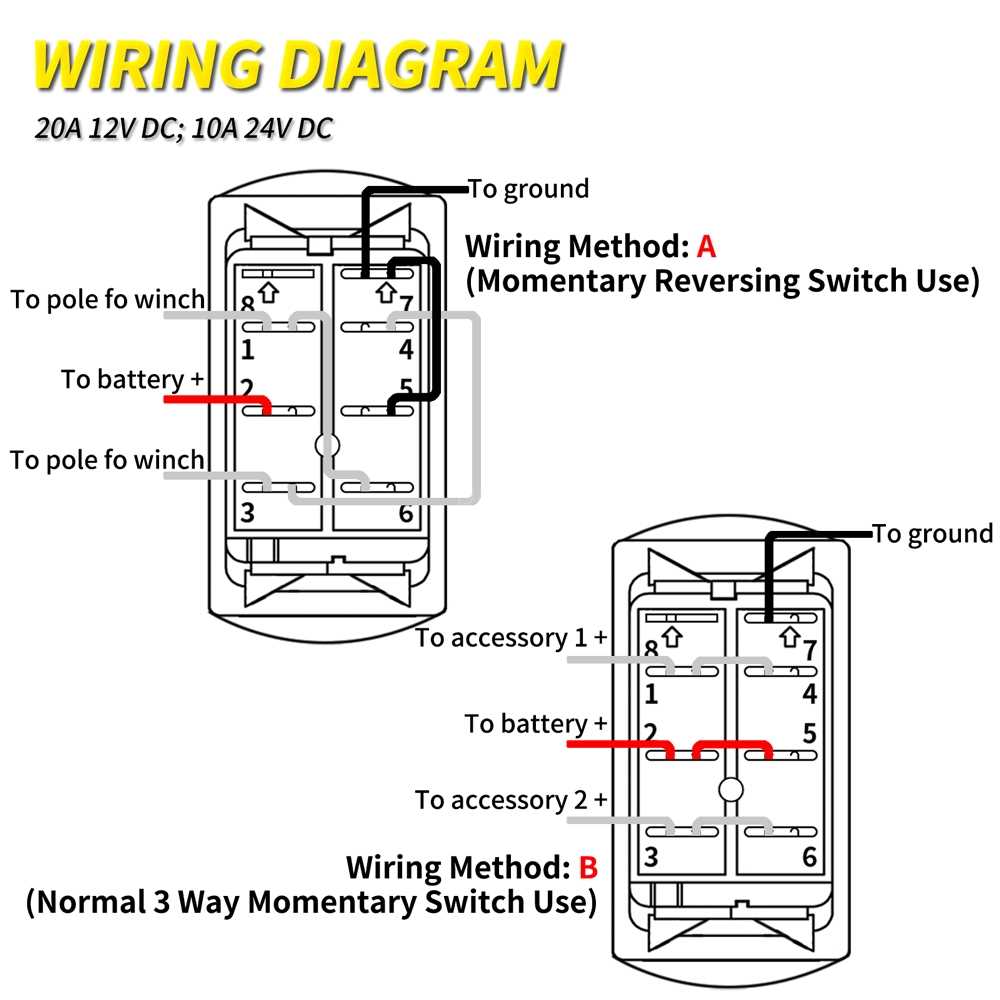 rocker switch wiring diagram