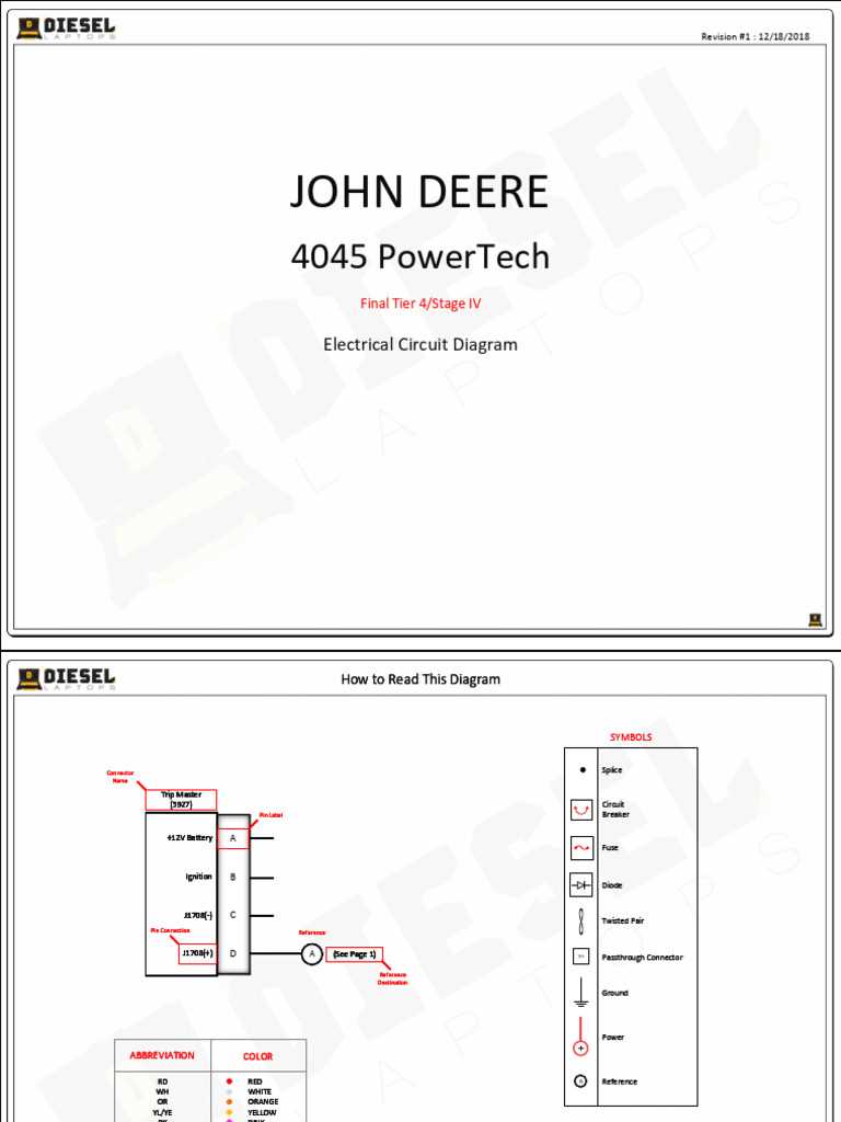 john deere wiring diagram