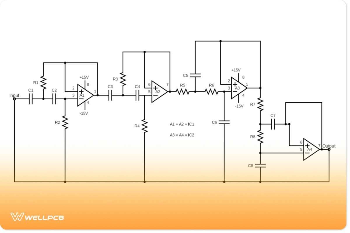 noise cancellation circuit diagram