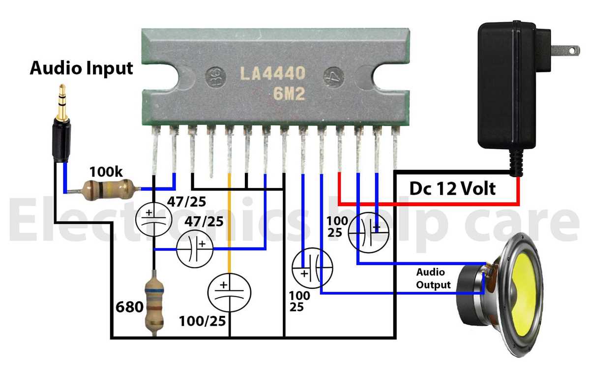 audio circuit diagram