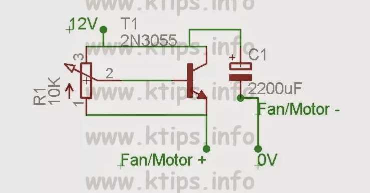 dc fan speed controller circuit diagram