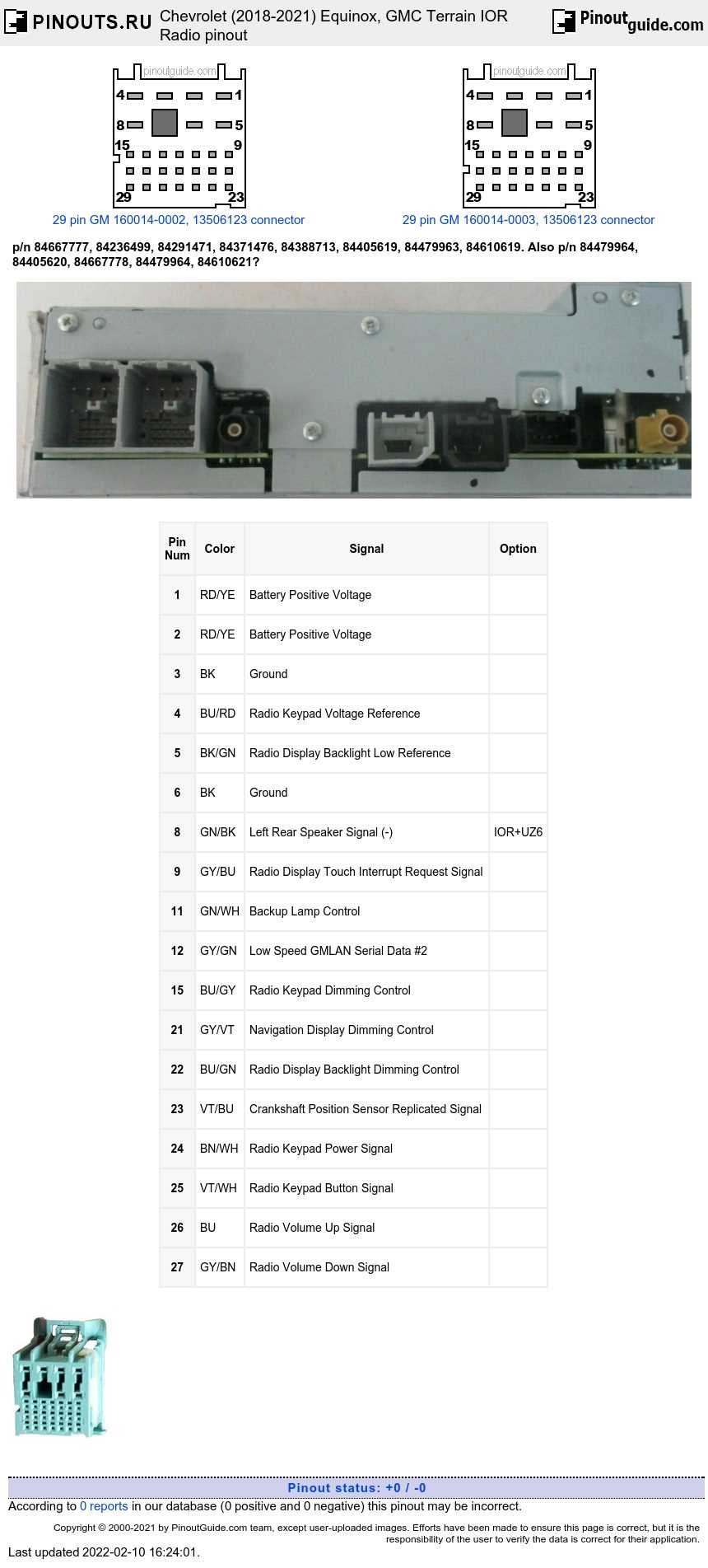 2011 chevy equinox stereo wiring diagram