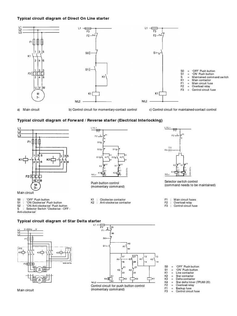 3 phase schematic diagrams
