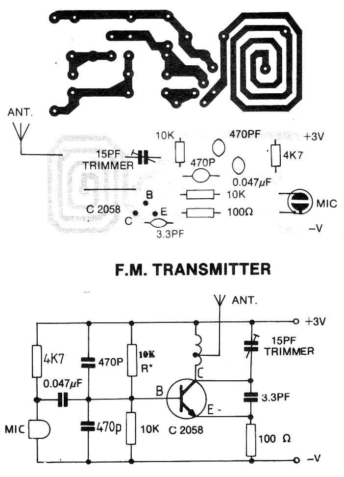 fm stereo transmitter schematic diagram