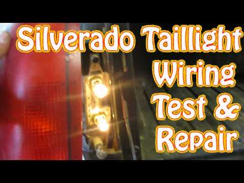 chevy stop turn tail light wiring diagram