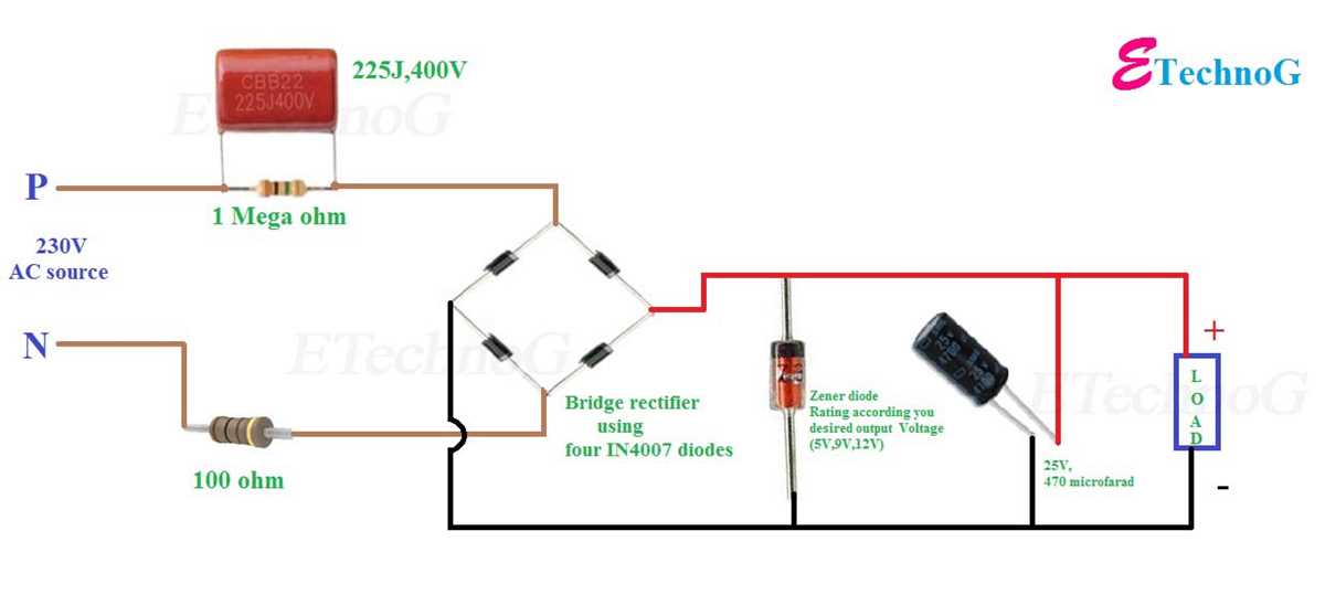 12v power supply circuit diagram