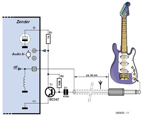 bass guitar amplifier circuit diagram
