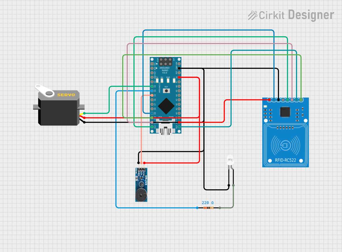 rfid arduino circuit diagram