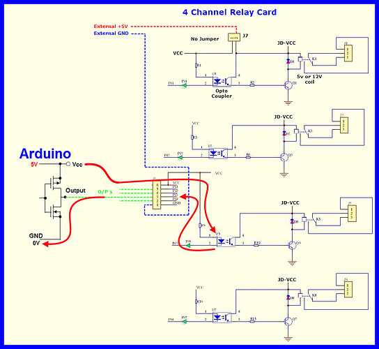 5v relay schematic diagram