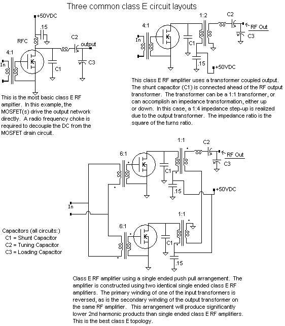 rf amplifier circuit diagram