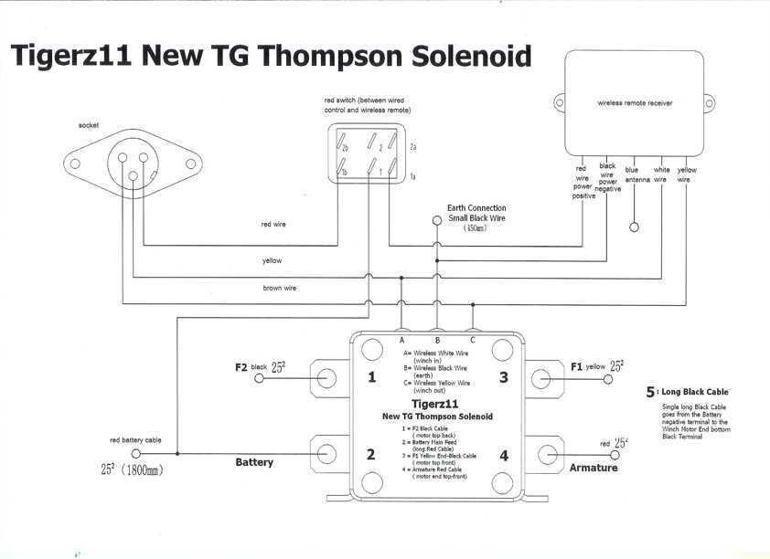 2 wire winch wiring diagram