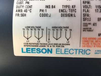 leeson motor wiring diagram