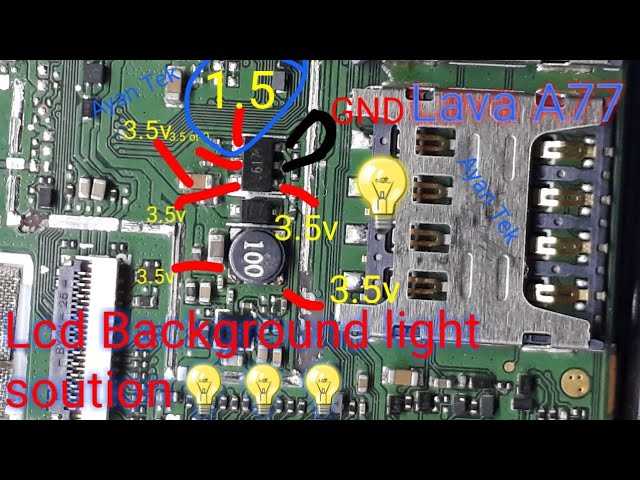 lava a77 schematic diagram
