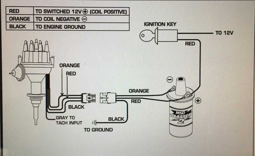 msd ready to run distributor wiring diagram