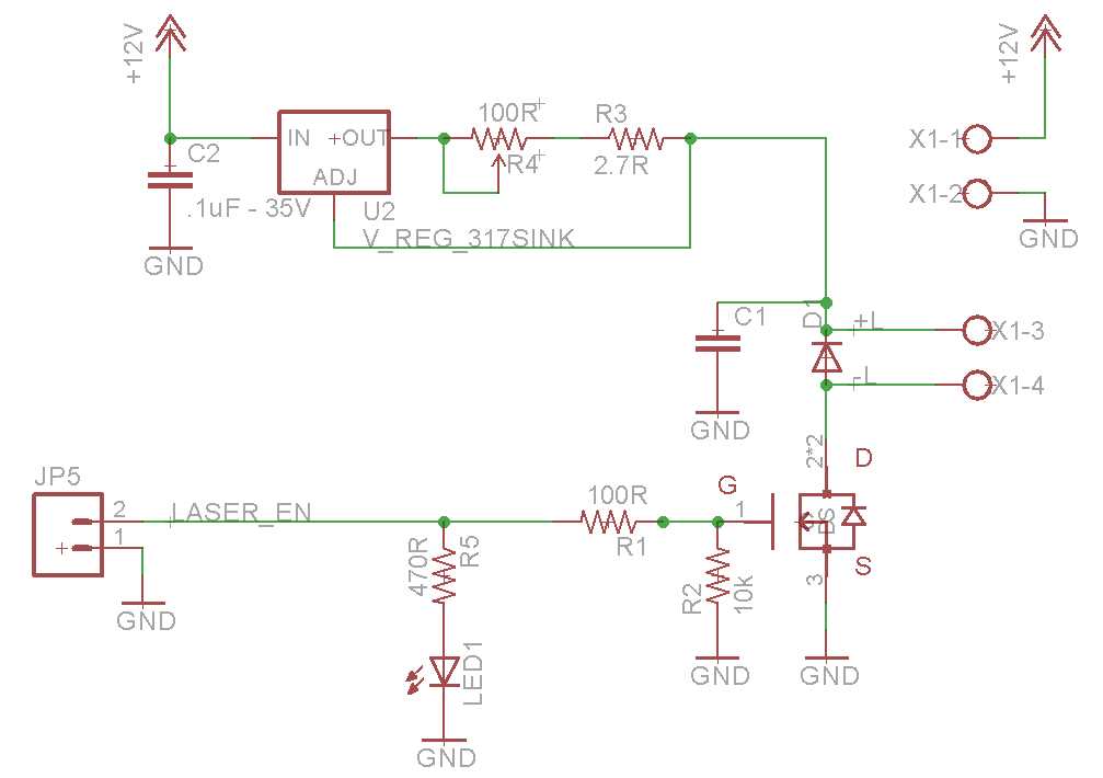laser cutter circuit diagram