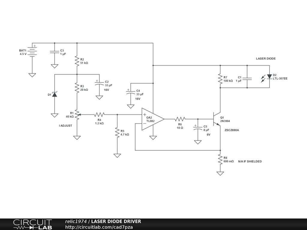 laser diode circuit diagram