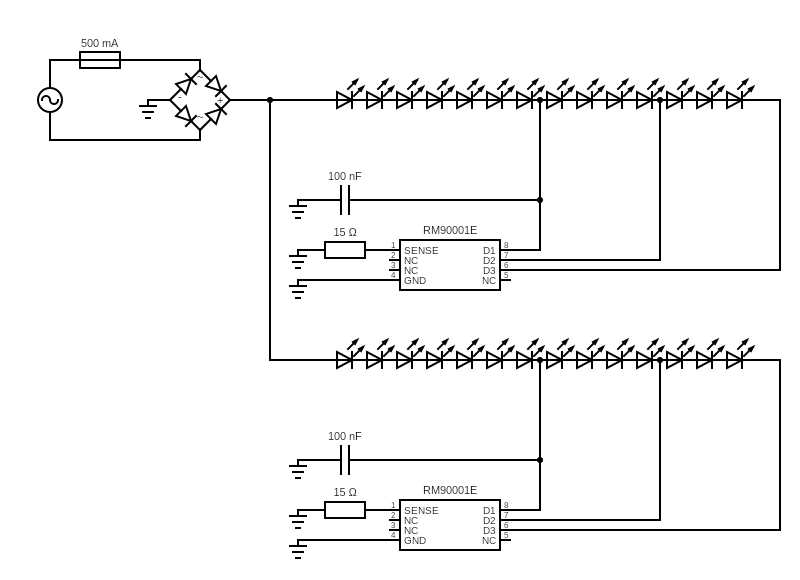 led on circuit diagram