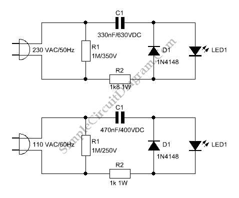 led power supply circuit diagram