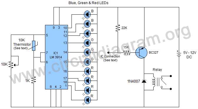 led switch circuit diagram
