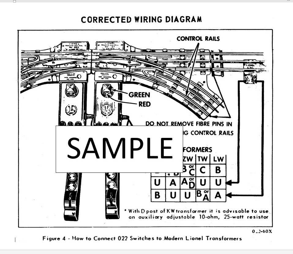 lionel fastrack wiring diagram