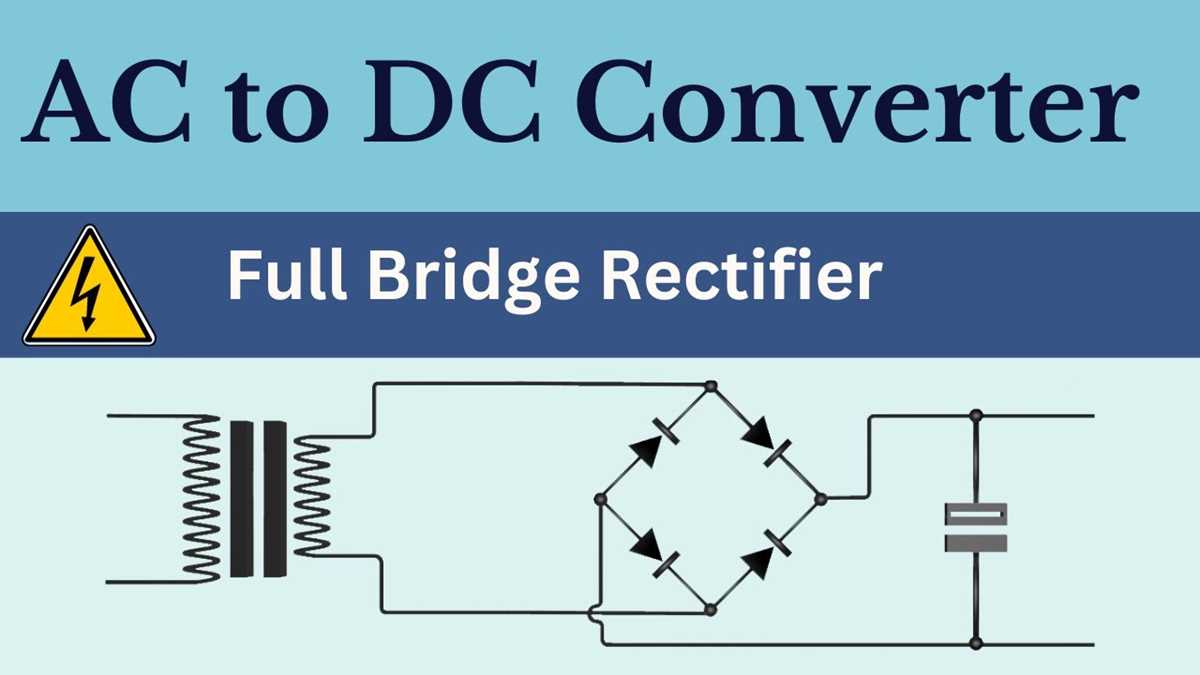 how to convert ac to dc circuit diagram