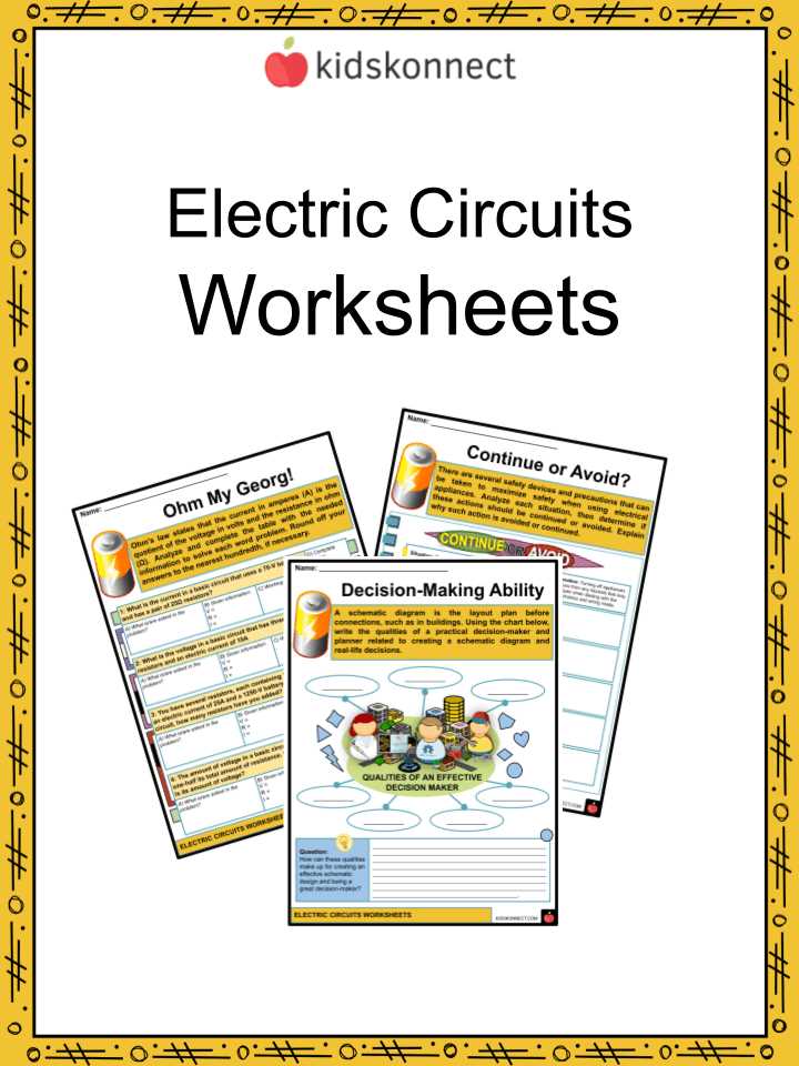 schematic diagrams and circuits worksheet