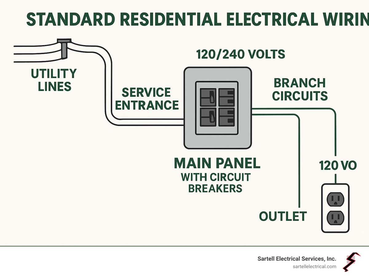 wall outlet wiring diagram