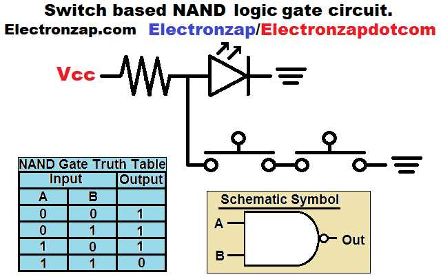 logic gates schematic diagram