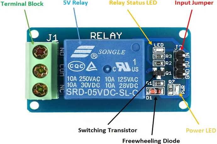 5v relay circuit diagram