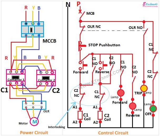 control circuit wiring diagram