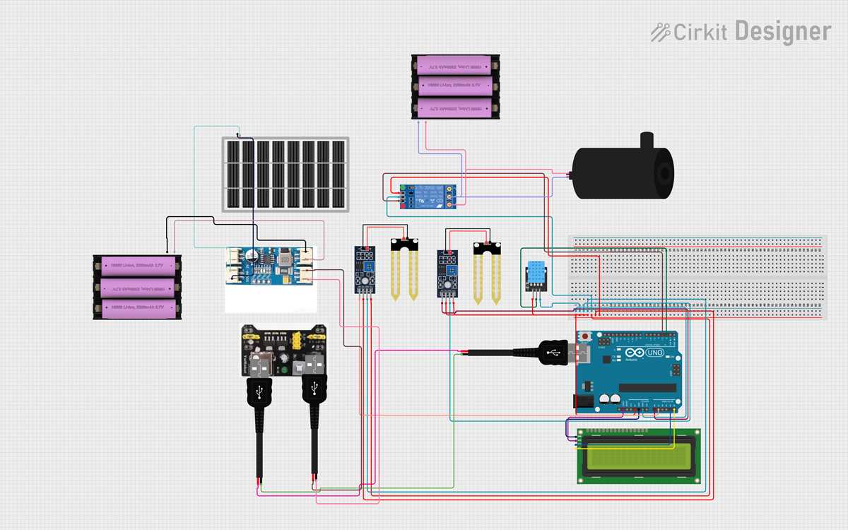 solar powered irrigation system circuit diagram
