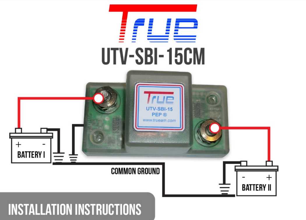 wiring diagram for battery isolator
