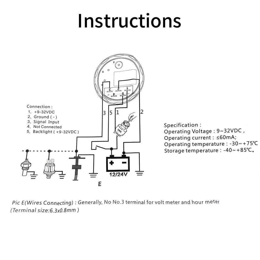 fuel gauge wiring diagram for boat