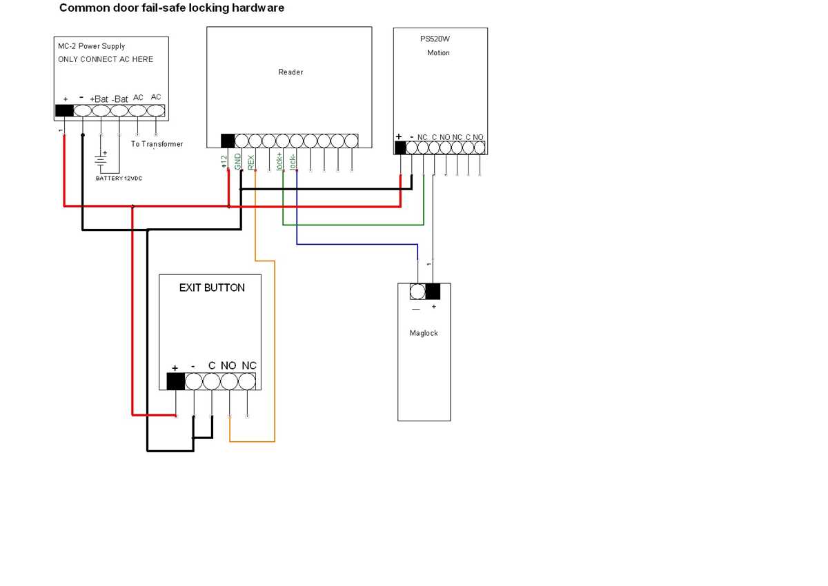 mag lock wiring diagram