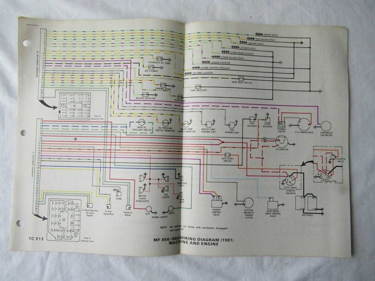 massey ferguson starter wiring diagram