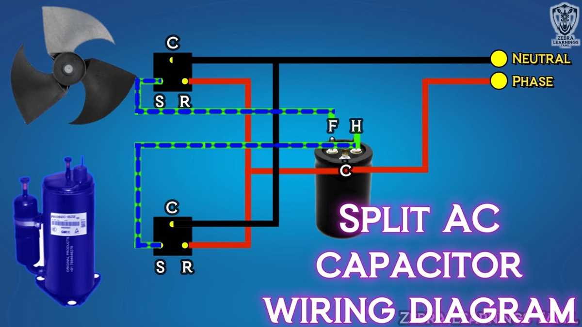 capacitor 4 wire ac motor wiring diagram