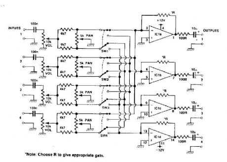 mixer schematic diagram
