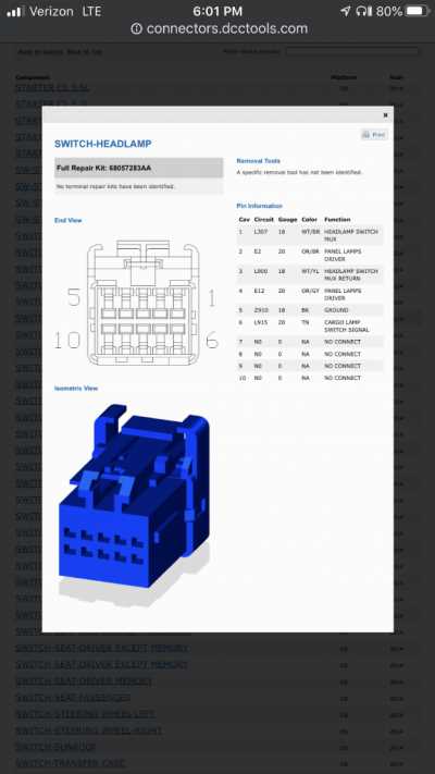 2011 dodge ram 1500 headlight wiring diagram