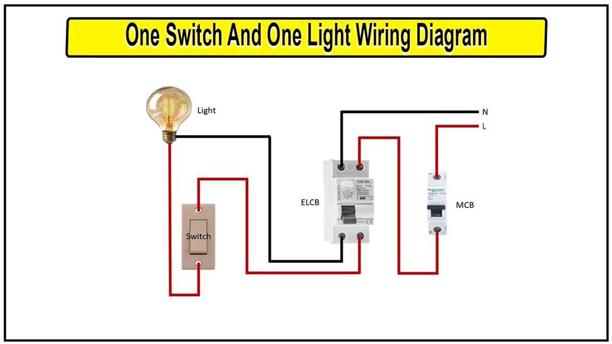 wiring diagram single light switch