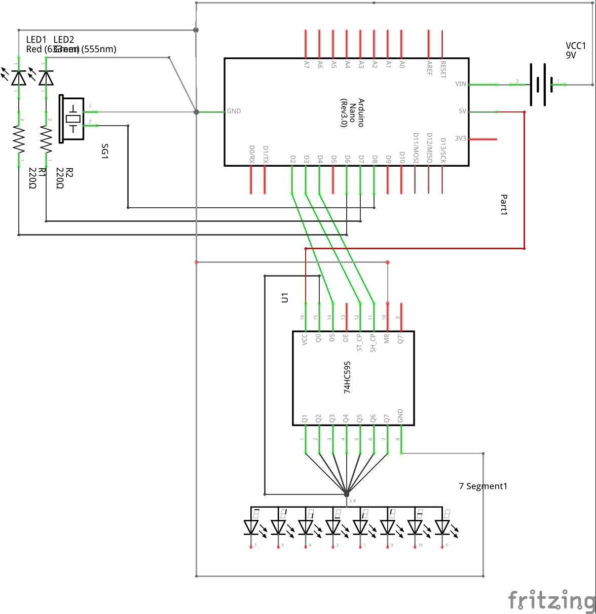 4 player quiz buzzer circuit diagram